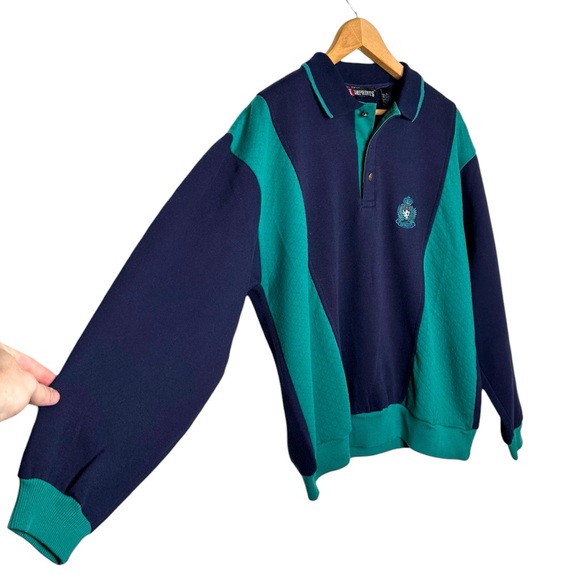 Vintage M.E. Sports Collared Sweatshirt - Picture 4 of 6